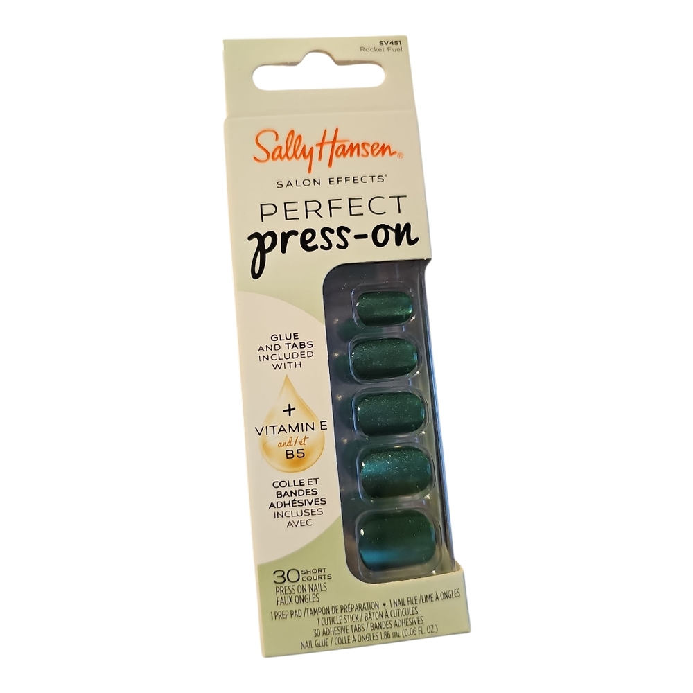 Perfect Press-On Nails - Green - 30 Shorts